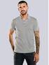 emilio adani Polo-Shirt uni Silbergrau