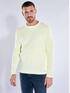 emilio adani Rundhals Pullover Hellgelb