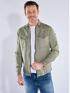 engbers Leinen Overshirt mit Zipper Oliv engbers Leinen Overshirt mit Zipper Oliv