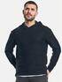 emilio adani Sportiver Strickpullover mit Kapuze Schwarz