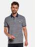 engbers Polo-Shirt gestreift Saphirblau
