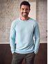 engbers Pullover Rundhals Hellblau