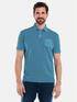 engbers Polo-Shirt gestreift Tuerkis