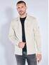 emilio adani Overshirt aus Sweat-Material Beige emilio adani Overshirt aus Sweat-Material Beige