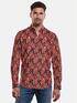 engbers Langarm-Hemd mit floralem Print Dunkelorange engbers Langarm-Hemd mit floralem Print Dunkelorange
