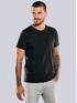 emilio adani T-Shirt uni Schwarz