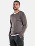 emilio adani Pullover aus feiner Merino-Wolle Hellbraun