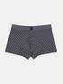 engbers Boxershorts gemustert Granitgrau