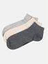 emilio adani Sneakersocken 3er Pack Silbergrau