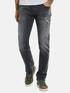 emilio adani Slim Fit Jeans mit leichten Destroy-Elementen Anthrazit emilio adani Slim Fit Jeans mit leichten Destroy-Elementen Anthrazit