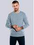 emilio adani Rundhals Pullover Hellblau