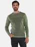 engbers Pullover strukturiert Khaki