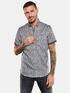 emilio adani Kurzarm-Hemd gemustert Anthrazit