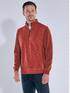 engbers Sweatshirt mit Strukturwechsel Rostorange