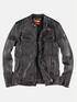 emilio adani Sportive Bikerjacke mit dezenten Steppelementen Dunkelbraun