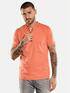 emilio adani Henley-Shirt Orange emilio adani Henley-Shirt Orange