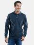 engbers Poloshirt langarm Indigoblau