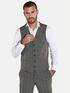 emilio adani Anzug-Weste slim fit Kieselgrau