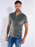 emilio adani Kurzarm-Hemd slim fit Grau