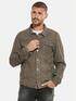 emilio adani Overshirt aus Leder Khaki