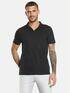 emilio adani Polo-Shirt mit Leinenanteil Schwarz emilio adani Polo-Shirt mit Leinenanteil Schwarz
