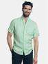 engbers Kurzarm-Hemd aus Leinen Gruen engbers Kurzarm-Hemd aus Leinen Gruen