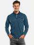 engbers Langarm-Shirt gestreift Petrolblau engbers Langarm-Shirt gestreift Petrolblau