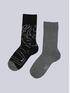 engbers Socke gemustert Schwarz engbers Socke gemustert Schwarz