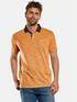engbers Polo-Shirt strukturiert Dunkelorange