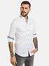 emilio adani Unifarbenes Hemd mit Kontrastdetails Reinweiss