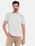engbers T-Shirt gestreift Creme