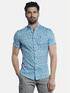 engbers Kurzarm-Hemd gemustert Cyanblau engbers Kurzarm-Hemd gemustert Cyanblau