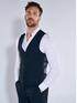 emilio adani Anzug-Weste slim fit Indigoblau
