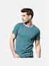 emilio adani Rundhals T-Shirt Petrolblau