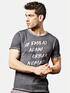 emilio adani Rundhals T-Shirt Stahlgrau
