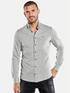 emilio adani Langarm-Hemd strukturiert Silbergrau
