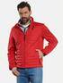 engbers Steppjacke im Materialmix Feuerrot engbers Steppjacke im Materialmix Feuerrot