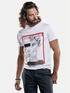emilio adani Bio-Baumwoll-T-Shirt mit Print Reinweiss emilio adani Bio-Baumwoll-T-Shirt mit Print Reinweiss