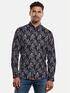 engbers Langarm-Hemd mit floralem Print Saphirblau engbers Langarm-Hemd mit floralem Print Saphirblau