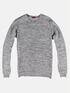 emilio adani Rundhals Pullover Silbergrau