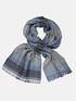 engbers Schal gemustert Mittelblau engbers Schal gemustert Mittelblau