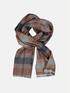 engbers Schal gemustert Cognac engbers Schal gemustert Cognac