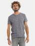 emilio adani Rundhals T-Shirt Schwarz