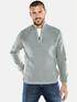 emilio adani Pullover Polokragen Silbergrau