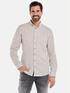 ENGBERS GERMANY Langarmhemd aus Leinen Braunbeige