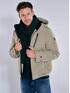 engbers Steppjacke mit abnehmbarer Kapuze Braunbeige engbers Steppjacke mit abnehmbarer Kapuze Braunbeige