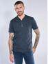 emilio adani Henley T-Shirt Saphirblau