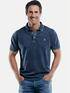 engbers Sportives Poloshirt mit Neon-Details Indigoblau