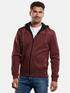 engbers Sweatjacke mit Kapuze Dunkelrot engbers Sweatjacke mit Kapuze Dunkelrot