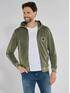 engbers Sweatjacke mit Kapuze Khaki engbers Sweatjacke mit Kapuze Khaki
